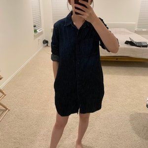 Denim shirtdress